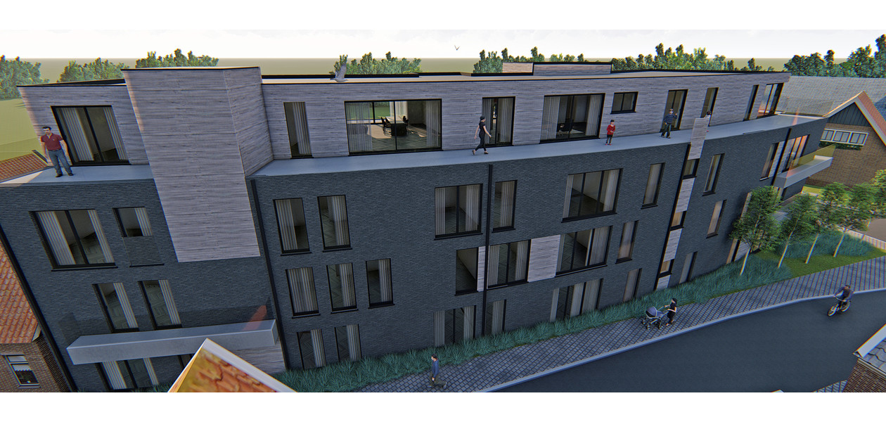 Nieuwbouwproject : 18 appartementen REEDS 70 % VERKOCHT