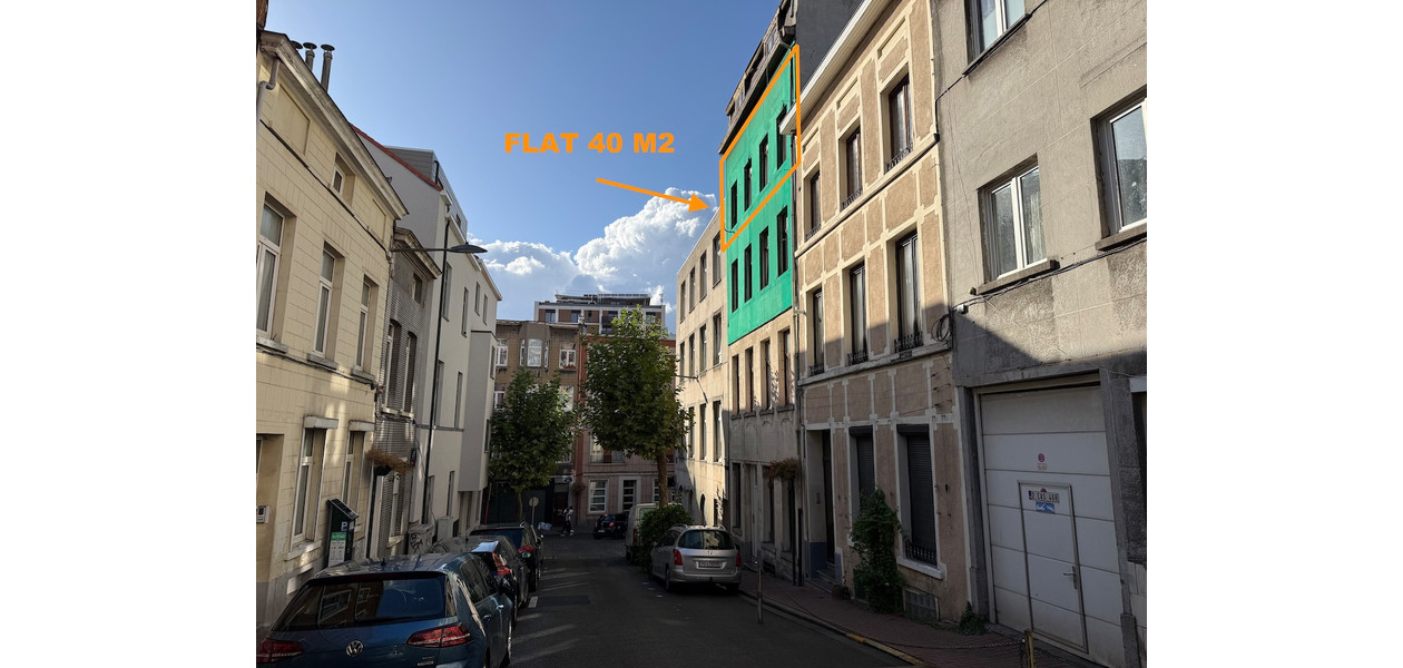 RUIME LICHTRIJKE FLAT IN VOLLE CENTRUM VAN BRUSSEL . INSTAPKLAAR / DIRECT VERHUURBAAR