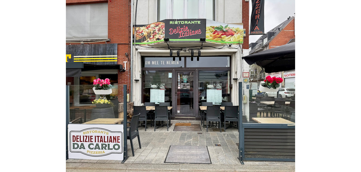 VOLLEDIG INGERICHT ITALIAANS RESTAURANT/PIZZERIA OP EEN TOP LOKATIE